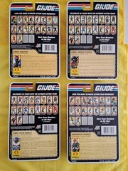 GI Joe Comic/Cartoon Series 4 Figs,Cobra Enemy, Saboteur, Android,Diver,Serpent