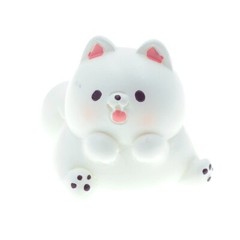 Cute Chubby Dog Surprise Toy Figure Cake Topper Desk Christmas Birthday Gift