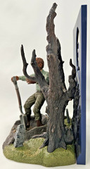 Universal Studios Monsters THE WOLF MAN Figure Cemetary Diorama 2003 Jakks