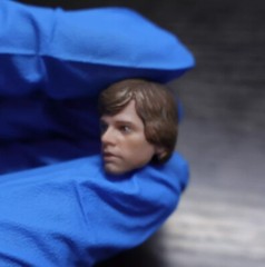 1:12 Luke Skywalker Mark Hamill Head Sculpt For 6” Male Ml Action Figure Body