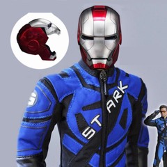 Autoking Iron Man MK5 Helmet 1:1 English Voice-controlled Wearable Cos Mask Prop