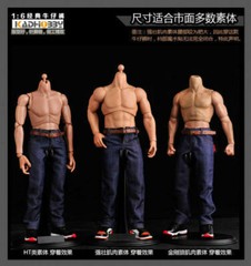USA 1/6 Men’s Jeans Pants Cloth Model Classic Denim Fit 12in Action Figure Body