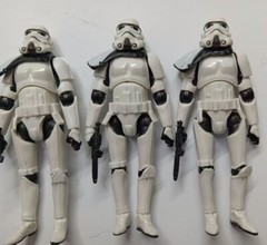 lot of 5 Hasbro Star Wars Stormtroopers action figure w gun 3.75″