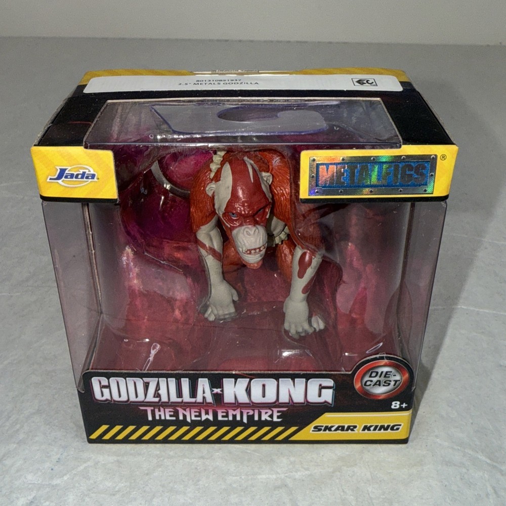 Godzilla X Kong The New Empire Skar King Keychain Jada Metalfigs Toy 2.5″