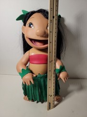Vintage 2001 Lilo & Stitch Dancing Talking Musical Hula Doll- Works