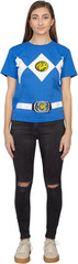 Mighty Morphin Power Rangers Red Blue Yellow Pink Green Black White Blue Costume