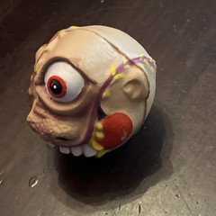 Vintage Madballs Spit Ball Louie Mel Appel 4” Foam Weird Ball 1986 TMAC