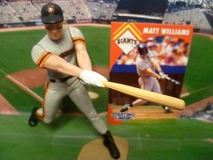 1995 MATT WILLIAMS – Starting Lineup -SLU – Loose With Card – S.F. GIANTS