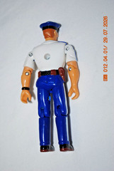 1999 Lanard The Corps C9 Police Officer Action Rescue Figure – White Shirt