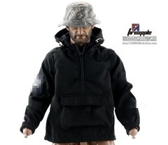 1/6 Casual Jacket Coat Tops Hooded Half Zipper Male Clothes For 12” Figure Body