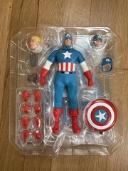 Marvel Mezco ONE:12 Captain America Silver Age 6″ Figure Opened Used