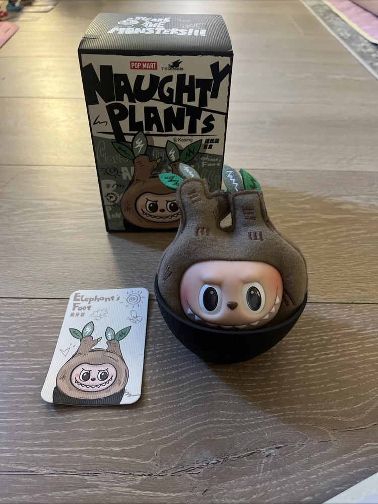 Labubu THE MONSTERS NAUGHTY PLANTS Popmart Pop Mart Elephant’s Foot USA