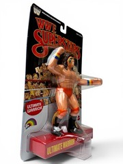 Mattel LJN WWE Superstars ULTIMATE WARRIOR Black Card CHASE Target Exclusive