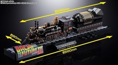 BANDAI Chogokin Back to the Future Part Ⅲ 3 Time Train Figure Limited JAPAN NEW