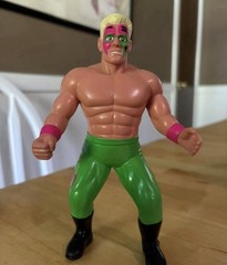 Sting WCW 1990s OSFTM, LJN and Big Rubber style; green pants; very clean; 6.5 in