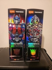 BLOKEES TRANSFORMERS CLASSIC CLASS OPTIMUS PRIME & MEGATRON 2007 Movie 2 Figures