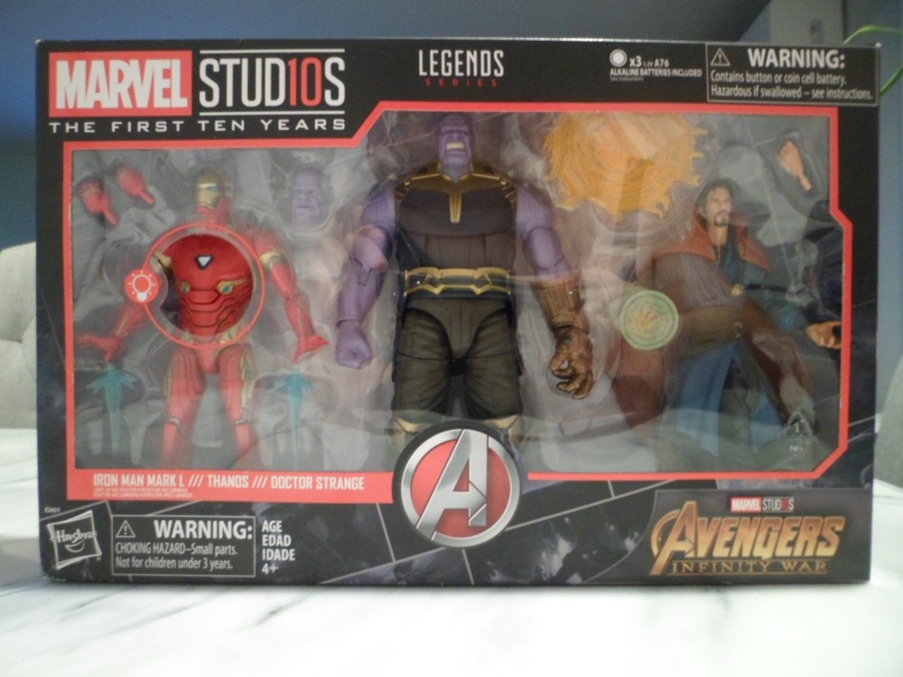 Marvel Studios The First Ten Years Avengers Infinity War 3-Pack Legend Series