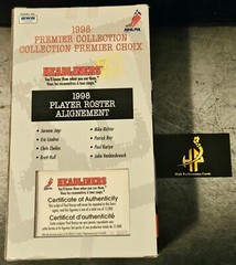 1998 Headliners XL Premier Collection Paul Kariya /15,000 COA Limited Editon