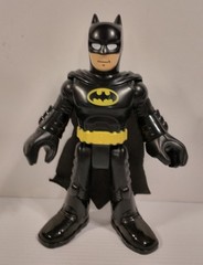 Mattel Imaginex 2019 Batman Black Yellow W/ Cape 10″ Loose Complete