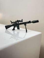 1/18 Joytoy , Acid rain , Planet green , G.I.Joe ,3.75 figure . custom Weapons