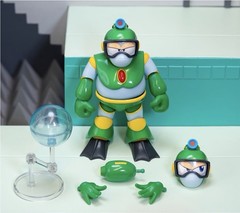 Jada Toys Mega Man Bubble Man Deluxe Action Figure