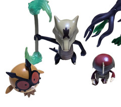 Pokemon Battle Action Figure Lot of 7 Skorupi Misdreavis Grimmsnarl Hoothoot