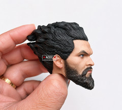 1/6 Beard Ocean Warrior Head Sculpt For 12″ Hot Toys PHICEN TBL WorldBox Figure
