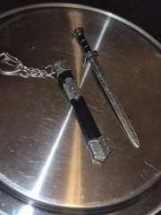 Set Of 7 Ancient Swords And Scabbards Model Keychain Accessory Set Brand New