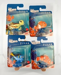 Finding Nemo Set 4 Disney Pixar Micro Figure Collection & Cake Toppers-1 Mattel