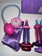 Disney Jr Doc McStuffins Doctor Kids Medical Pretend Play Purple Bag with Sounds
