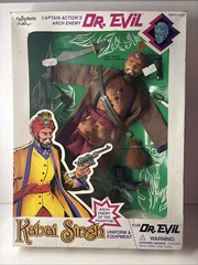 CAPTAIN ACTION 12″ Playing Mantis Dr. EVIL KABAI SINGH Uniform & Equipment