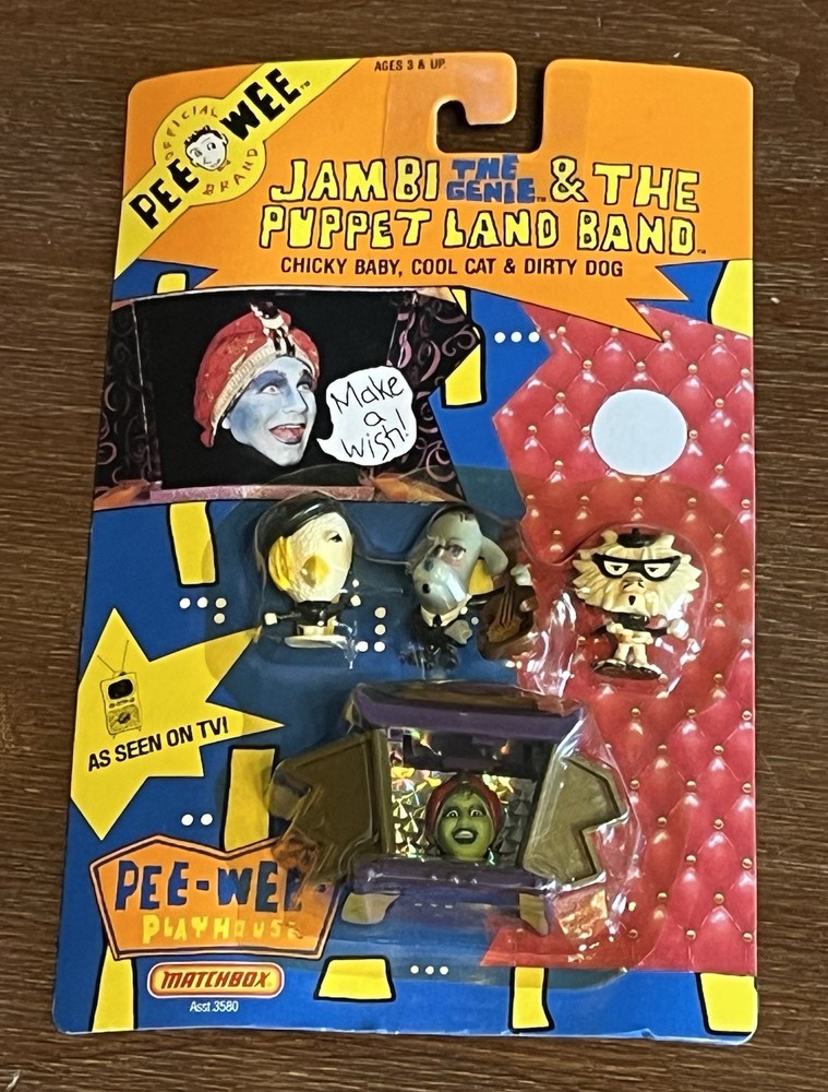Pee Wee Playhouse Jambi & The Puppet Land Band Matchbox New Sealed