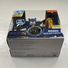 Sonic the Hedgehog 2 Remote Control Vehicle w/Light Up Wheels & Gold Ring NIB