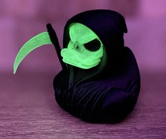 Grim Reaper Duck- Glow in the Dark