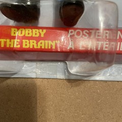 WWF LJN wrestling superstars Bobby “the brain” Heenan wrestling figure W/Poster