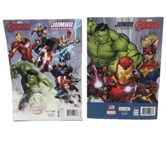 Avengers Jumbo Coloring & Activity Book New Set Of 2