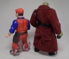 Vintage Nintendo 1993 Ertl SUPER MARIO BROS Movie Action Figures GOOMBA & MARIO