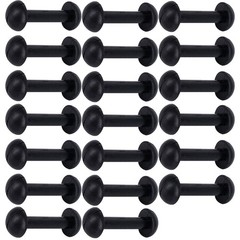 20Pcs Leg Replacement Connectors For Motu Band For Vintage Figures Black Rubber