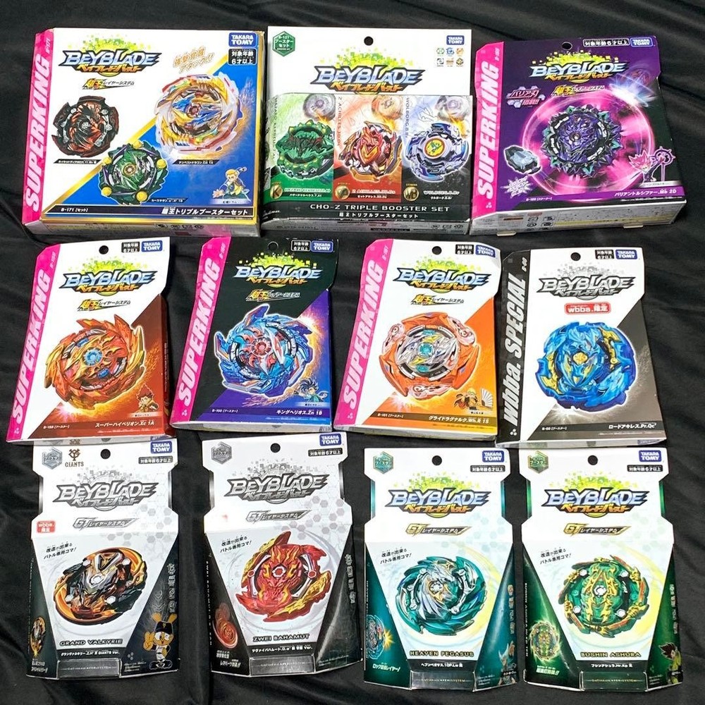 Beyblade 11 Unopened Variety Set Collectible Burst Toy Collection Lot