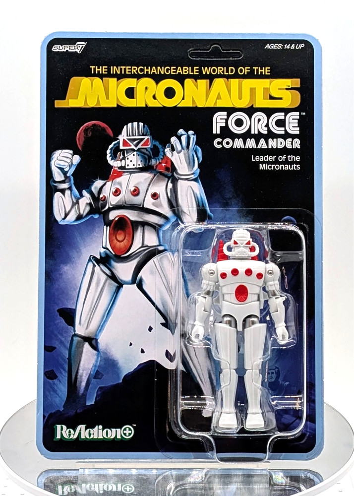 Super7 Raction+ Leader of the Micronauts FORCE COMMANDER 3.75″ Action Figure!