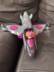 Paw Patrol SKY MIGHTY JET The Mighty Movie Toy Vehicle Lights Sounds Works!