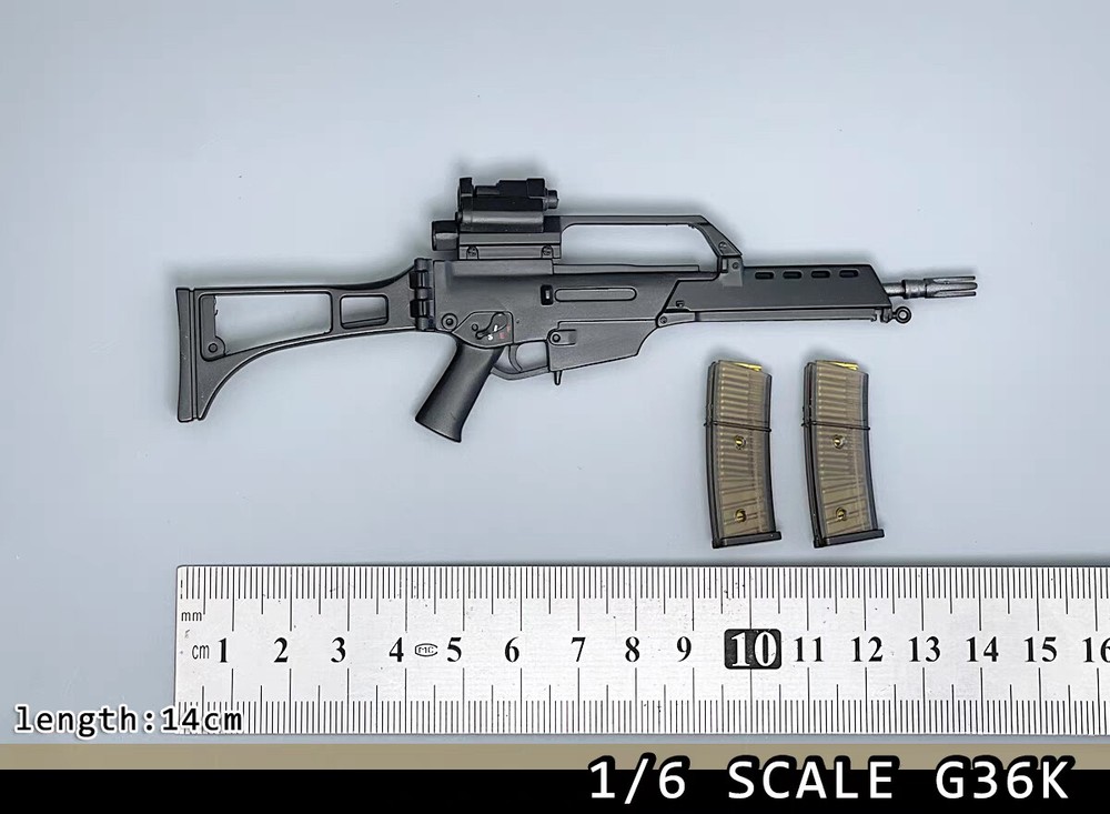 1/6 Scale G36K G36 Assault Rifle Model Plastic for 12″ Figure
