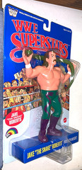 WWE SUPERSTARS LJN 2026 JAKE “THE SNAKE” ROBERTS BLUE CARD 8″ FIG. NEW! W/POSTER