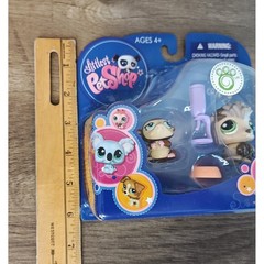 Hasbro Littlest Pet Shop NIB Brown Hedgehog #1321 Monkey #1322 2-Pack Toy