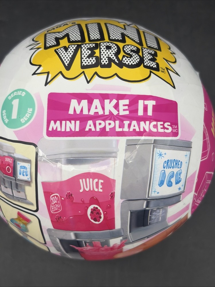 MGA’S Mini Verse Make It Mini Appliances Series 1 Brand New Ice Machine
