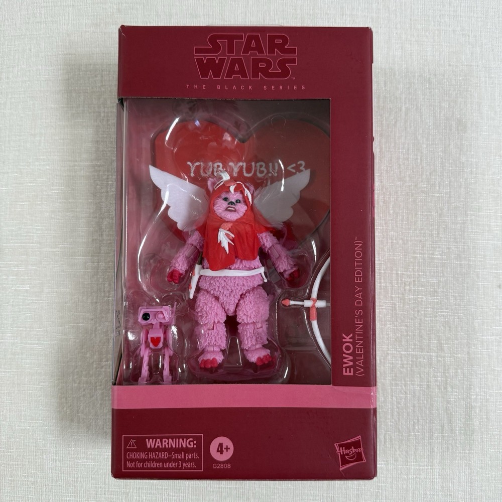 Hasbro Star Wars Black Series Ewok 6″ Action Figure Valentine’s Day Edition 2026