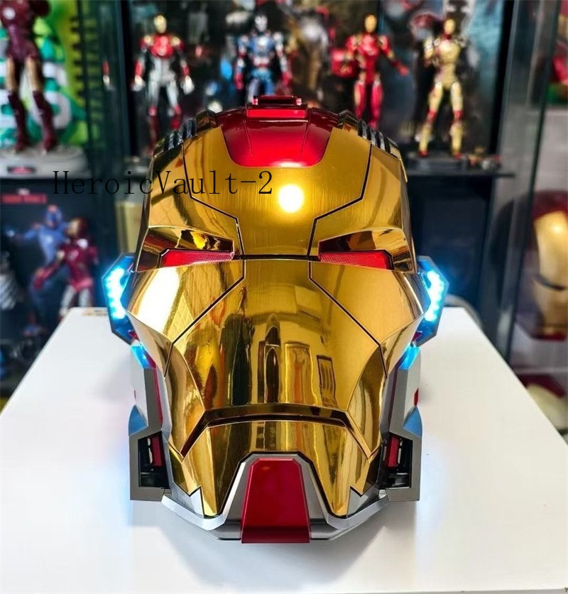 Iron Man MK17 Heart breaker Helmet 1/1 Wearable English Voice-controll Mask Toy