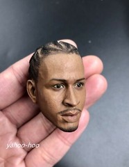CUSTOM 1/6 scale Cornrows Braid Male Head Sculpt Model Y6 for 12” Action Figure