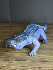 Mattel Jurassic World Rebirth Purussaurus Gigantic Thrashers Dinosaur Aligator