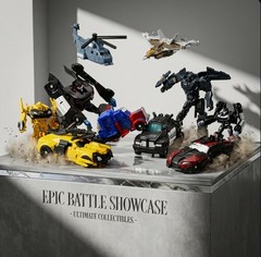 8 Pcs Mini Car Robot Toys, 3.5-inch Small Hero Action Figures, Birthday Favors T